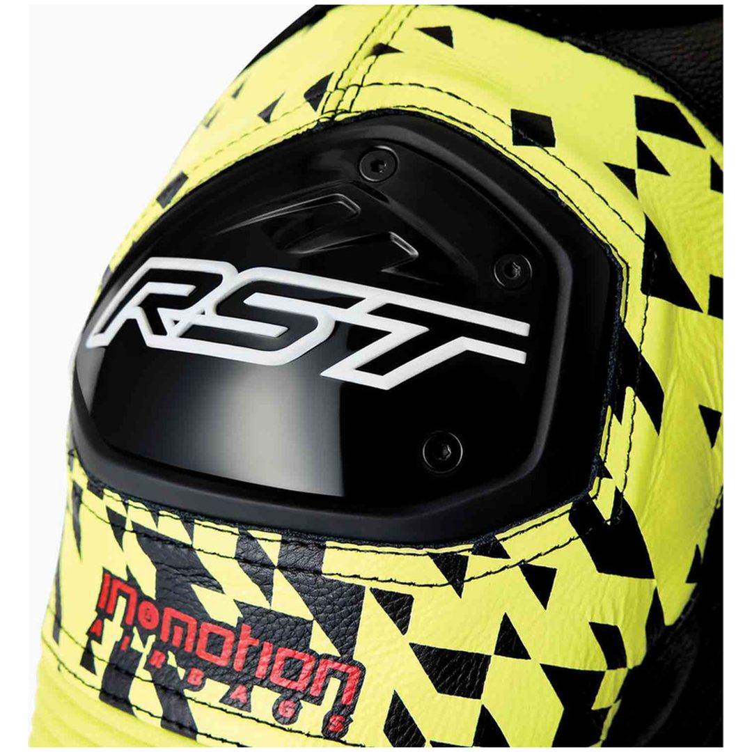 Skinnställ Pro Series D3O Svart Neongul RST XS – bild 9