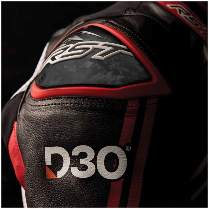 Skinnställ Race Dept V4.2 D3O Airbag Svart Röd Vit RST XS – bild 12