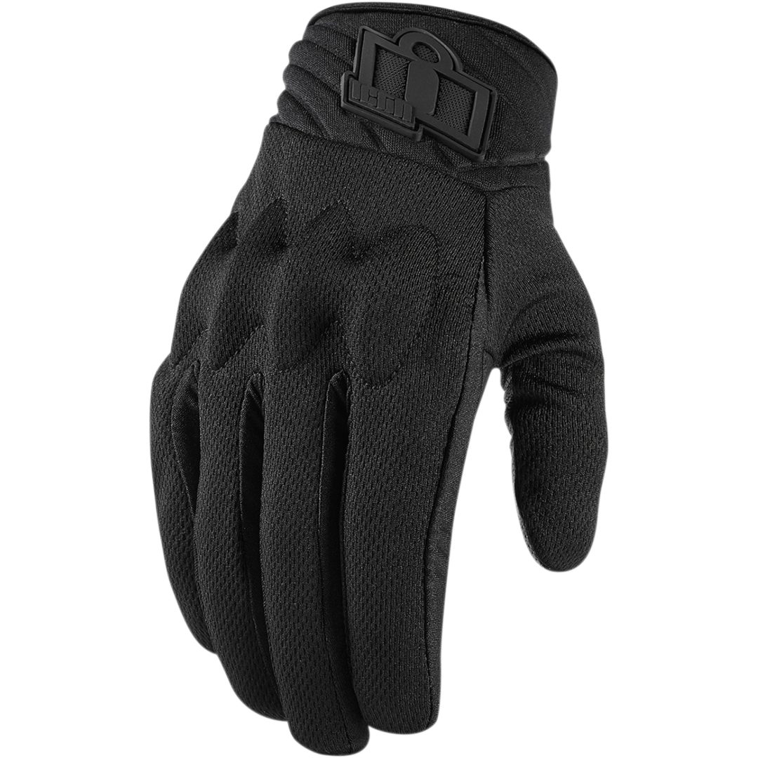 Skinn/Textilhandskar Anthem 2 Stealth Svart ICON Small