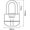 Skivbromslås Alarm 14mm OXFORD – miniatyr 6