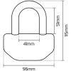 Skivbromslås Big Boss Gul OXFORD 16 mm – miniatyr 4