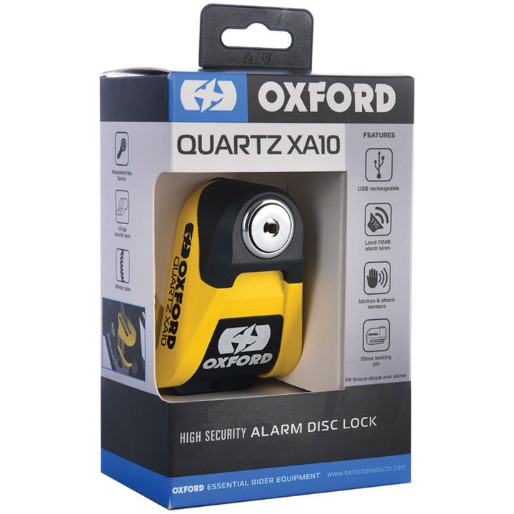 Skivbromslås Quartz XA10 OXFORD Gul/svart – bild 2