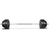 Skivstång med vikter 60 kg vidaXL – miniatyr 2