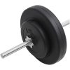Skivstång med vikter set 30 kg vidaXL – miniatyr 4
