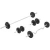 Skivstång och hantlar set 30 kg vidaXL – miniatyr 2