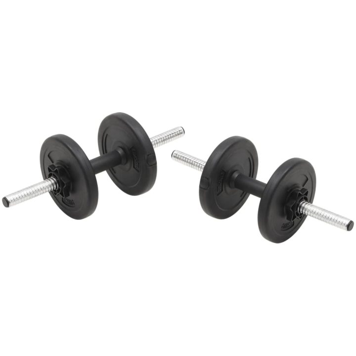 Skivstång och hantlar set 30 kg vidaXL – bild 3