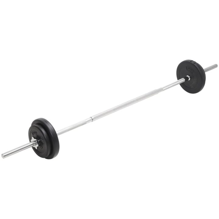 Skivstång och hantlar set 30 kg vidaXL – bild 4