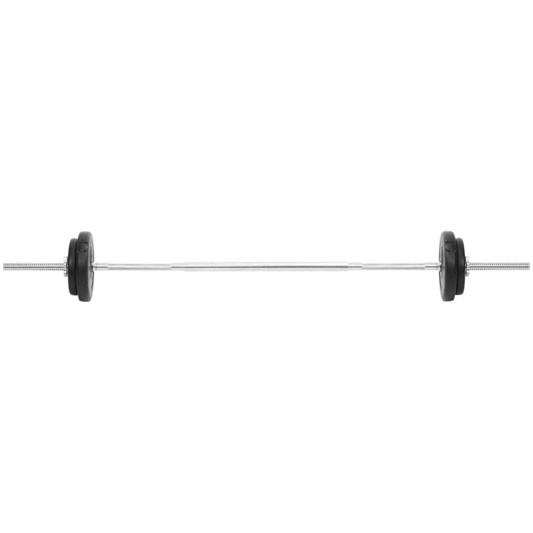 Skivstång och hantlar set 30 kg vidaXL – bild 6