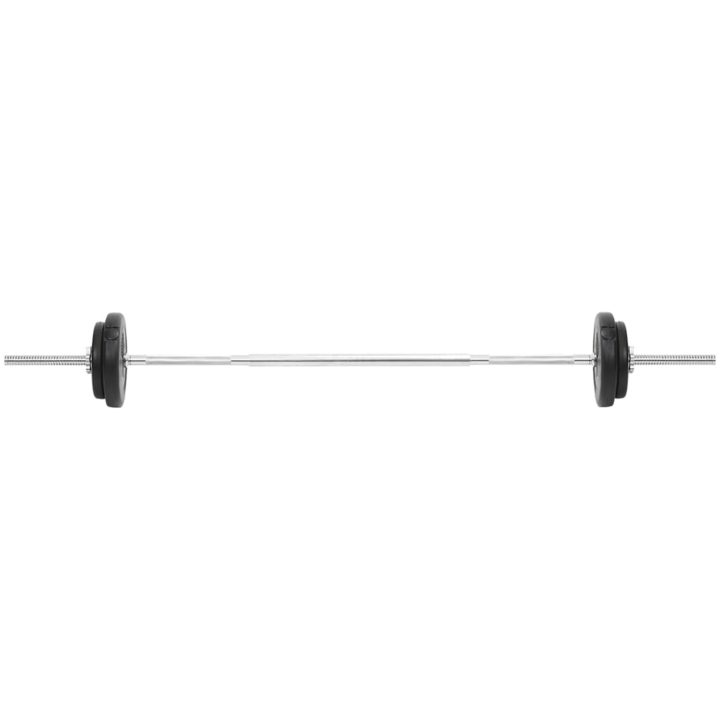 Skivstång och hantlar set 30 kg vidaXL – bild 6