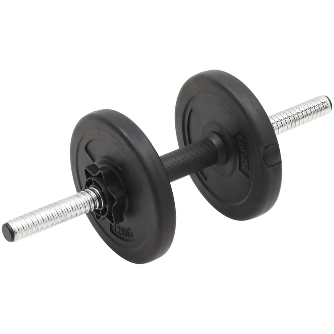 Skivstång och hantlar set 30 kg vidaXL – bild 8