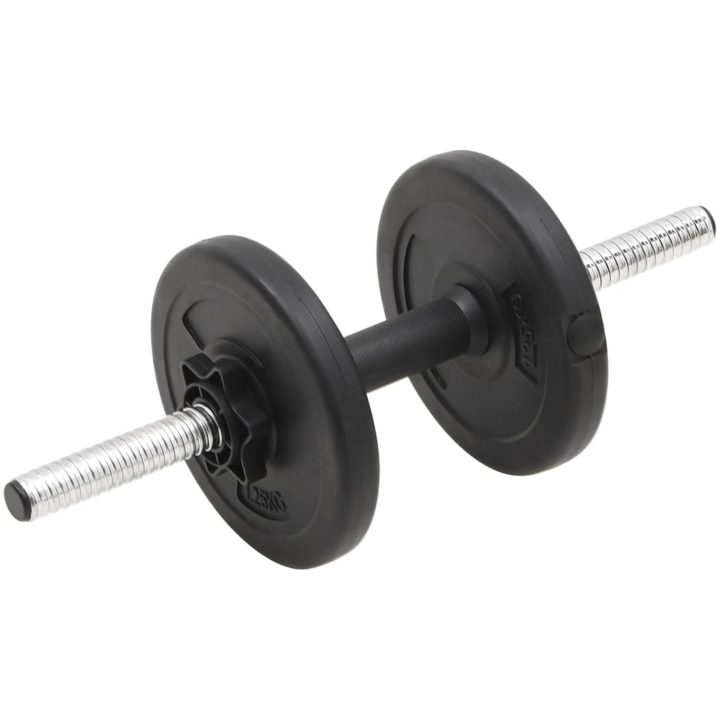 Skivstång och hantlar set 30 kg vidaXL – bild 8