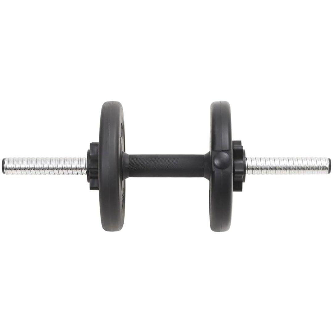 Skivstång och hantlar set 30 kg vidaXL – bild 9