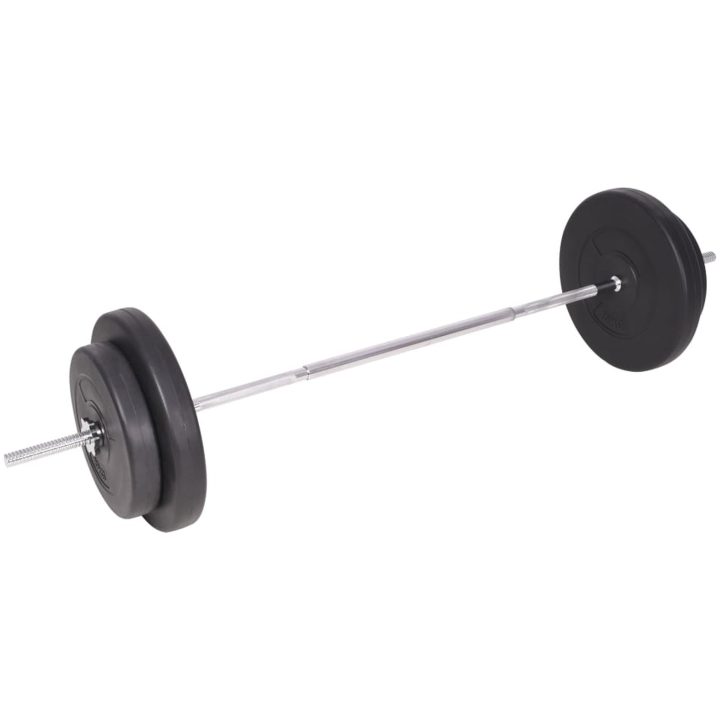 Skivstång och hantlar set 90 kg vidaXL – bild 6