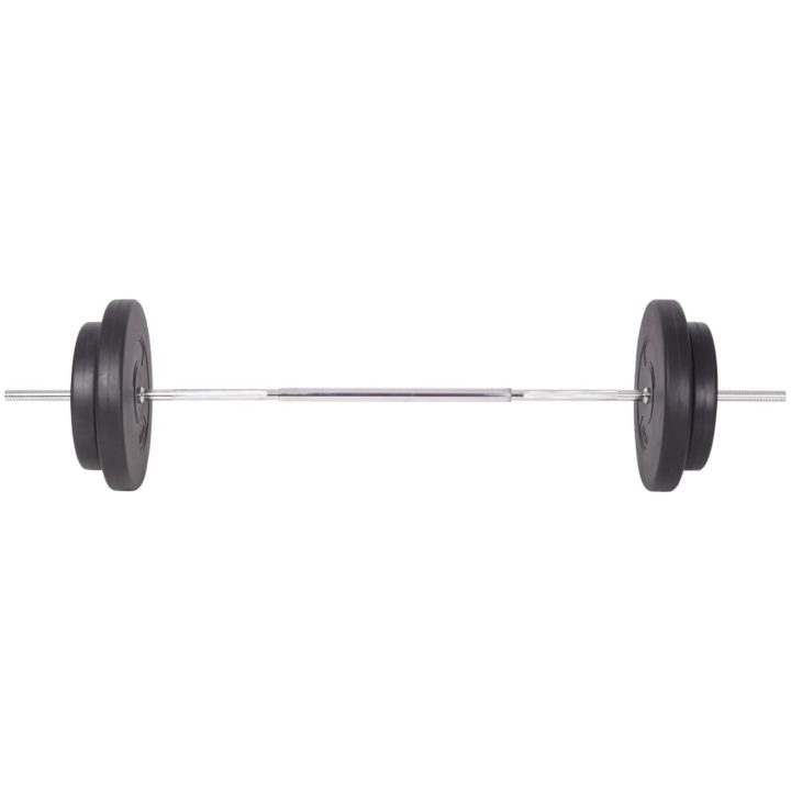 Skivstång och hantlar set 90 kg vidaXL – bild 7