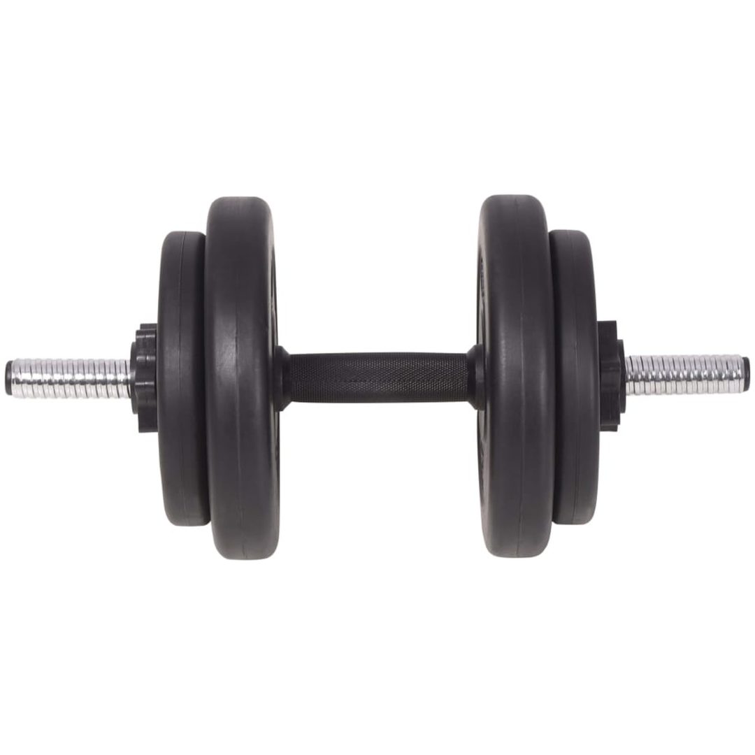 Skivstång och hantlar set 90 kg vidaXL – bild 10