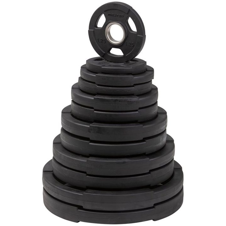 Skivstångsset 115kg de luxe Master Fitness – bild 2