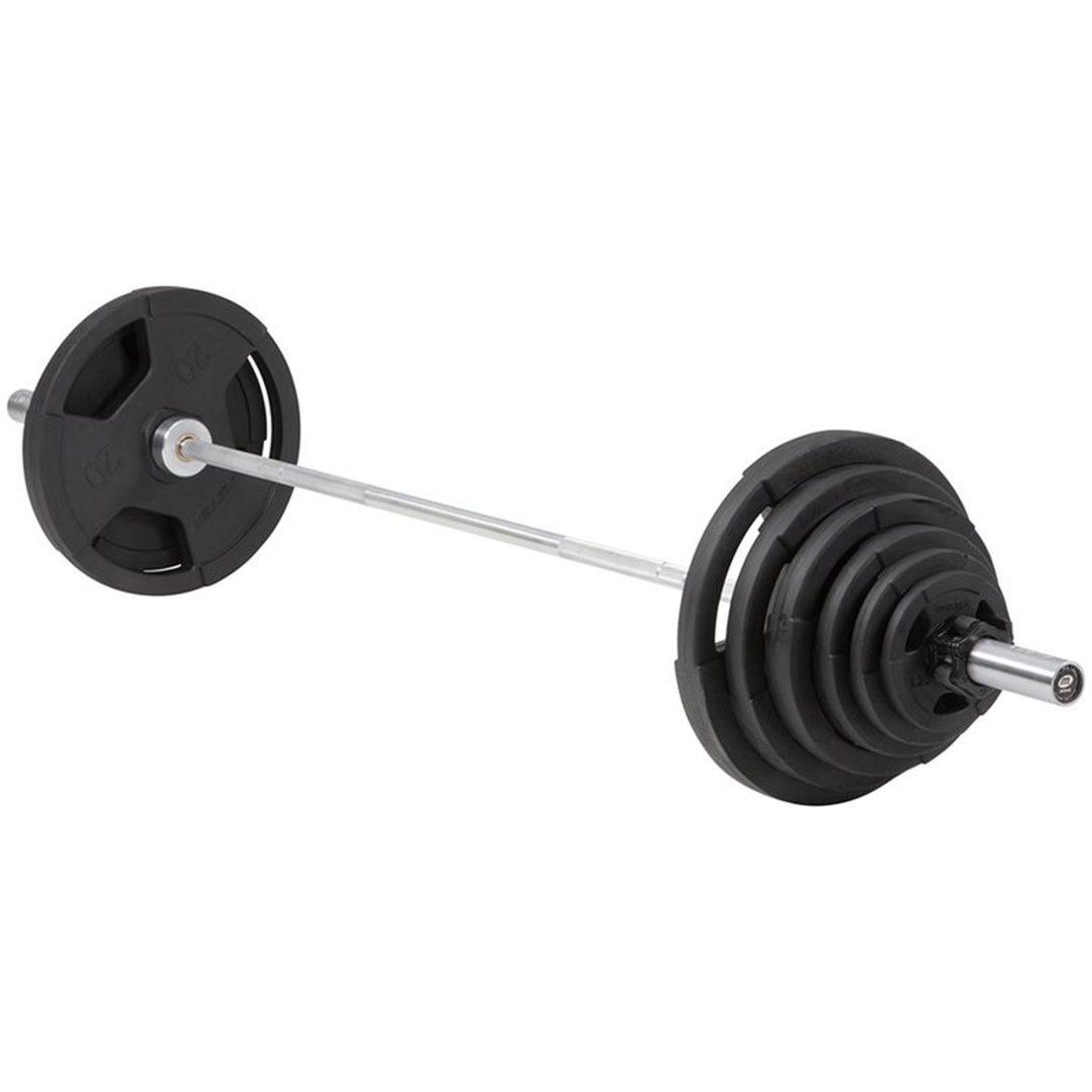 Skivstångsset 115kg de luxe Master Fitness