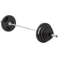 Skivstångsset 115kg de luxe Master Fitness