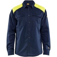SKJORTA 32381517 MARIN/GUL XL