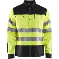Skjorta 32551817 Hivisgul / Svart BLÅKLÄDER