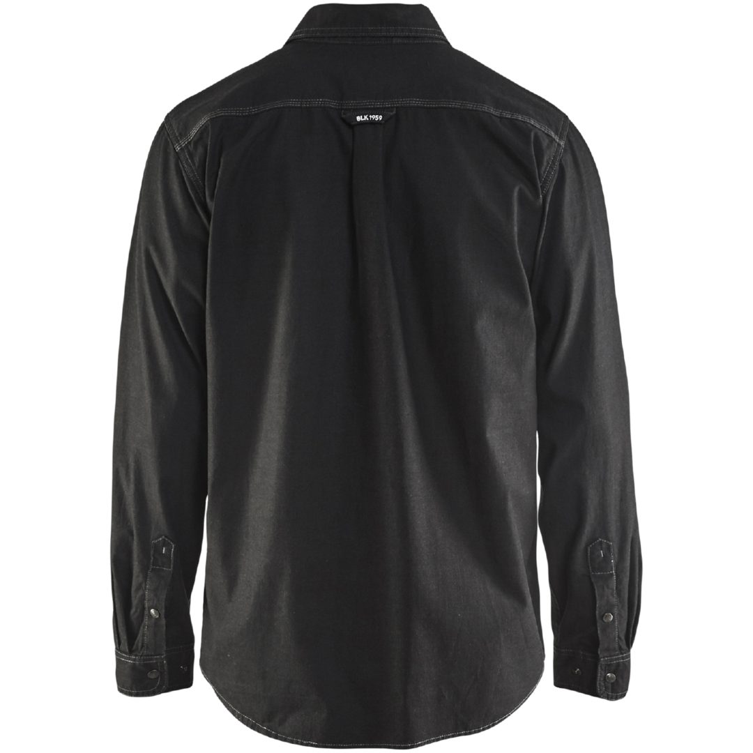 Skjorta 32951129 Svart BLÅKLÄDER SKJORTA 32951129 SVART XS – bild 2