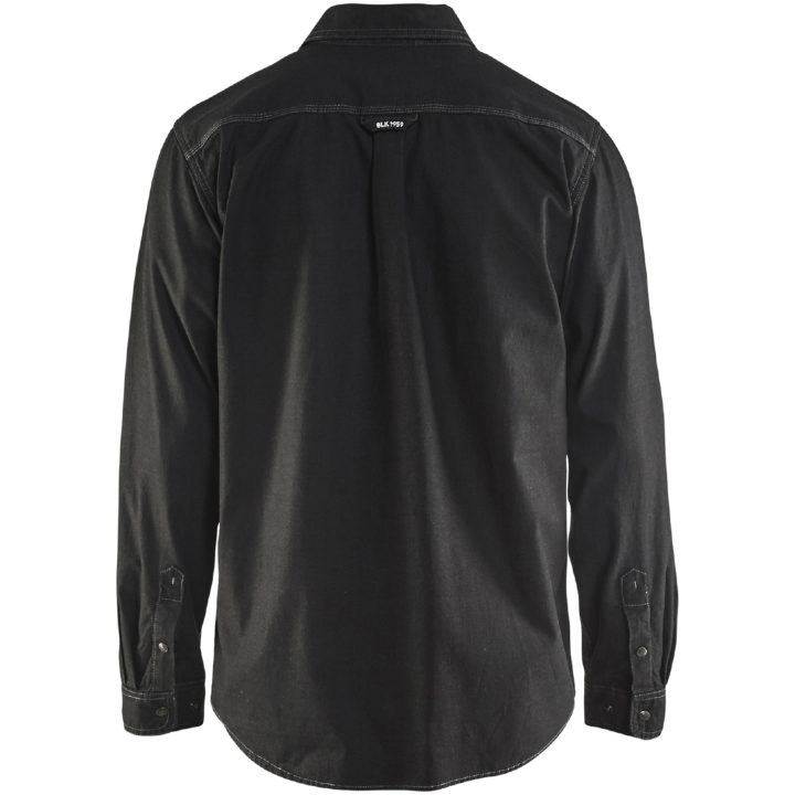 Skjorta 32951129 Svart BLÅKLÄDER SKJORTA 32951129 SVART XS – bild 2