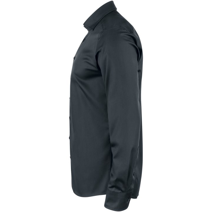 Skjorta BB Twill 60 Slim Svart J.Harvest & Frost XS – bild 3