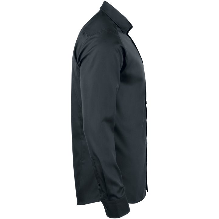 Skjorta BB Twill 60 Slim Svart J.Harvest & Frost XS – bild 4