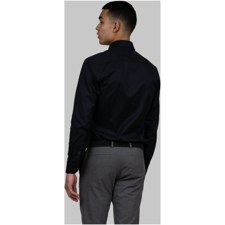 Skjorta BB Twill 60 Slim Svart J.Harvest & Frost XS – bild 5