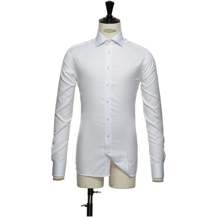 Skjorta BB Twill 60 Slim Vit J.Harvest & Frost XS – bild 4