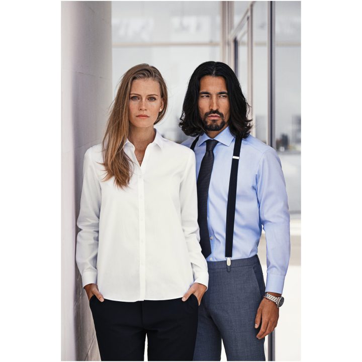 Skjorta BB60 Twill Regular Himmelsblå J.Harvest & Frost s – bild 11