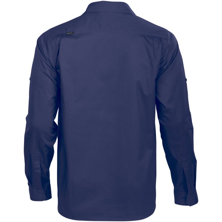 Skjorta Bomull 5601 Technical Marin Jobman XXXL – bild 3