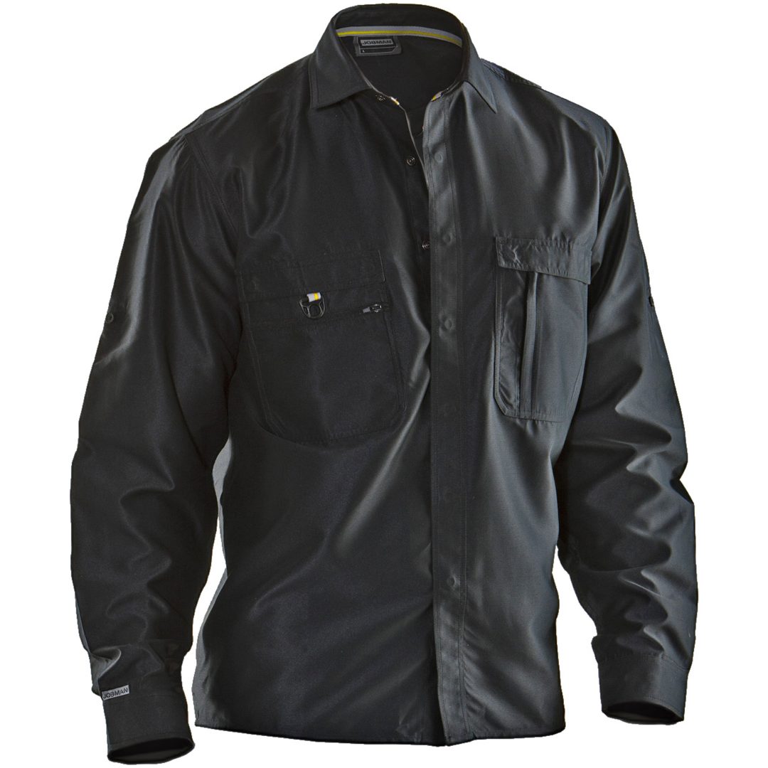 Skjorta Bomull 5601 Technical Svart Jobman XXXL