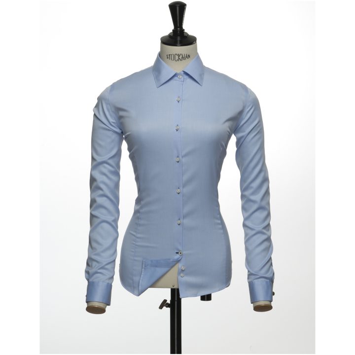Skjorta Dam BB60 Twill Himmelsblå J.Harvest & Frost XS – bild 3