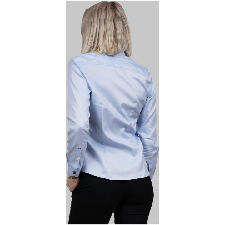 Skjorta Dam BB60 Twill Himmelsblå J.Harvest & Frost XS – bild 4