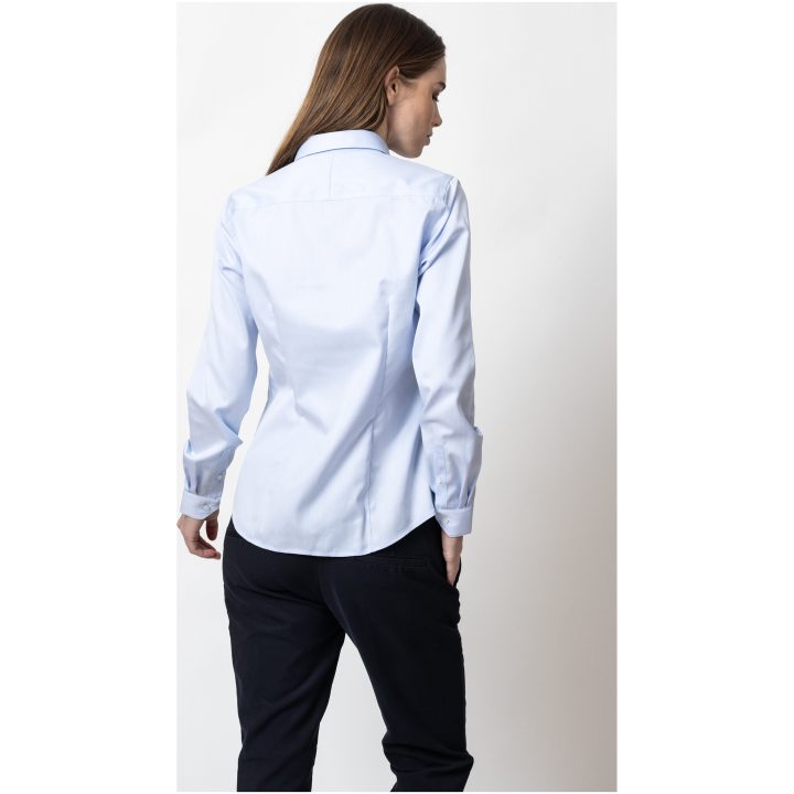 Skjorta Dam GB01 Twill Himmelsblå J.Harvest & Frost XS – bild 8