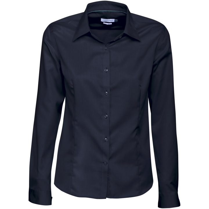 Skjorta Dam GB01 Twill Marinblå J.Harvest & Frost XS – bild 5