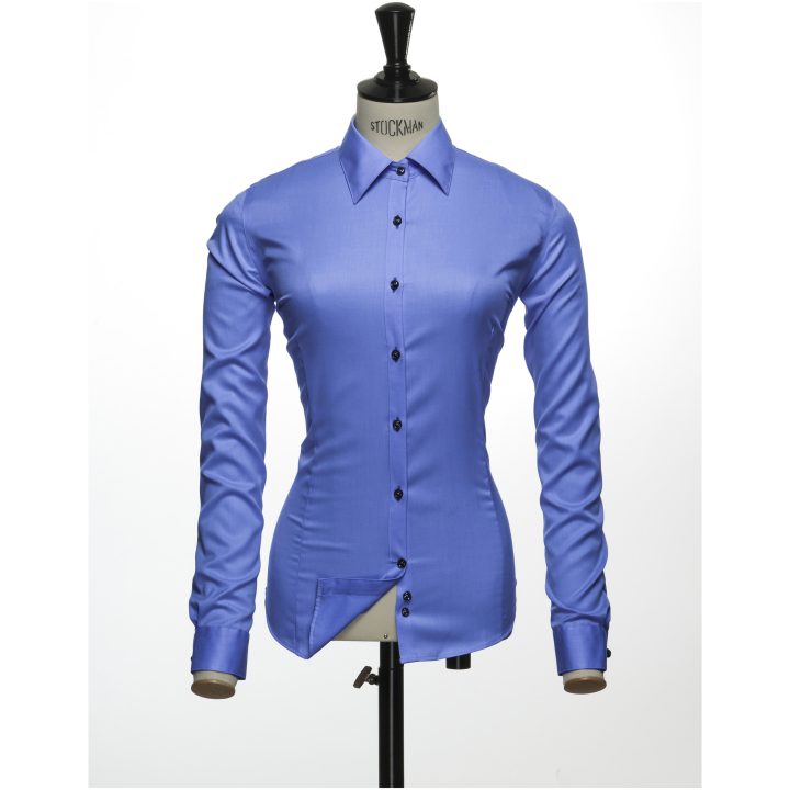 Skjorta Dam GB01 Twill Mellanblå J.Harvest & Frost XS – bild 2