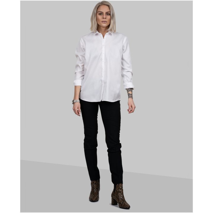Skjorta Dam GB01 Twill Relaxed Vit J.Harvest & Frost XS/34 – bild 11