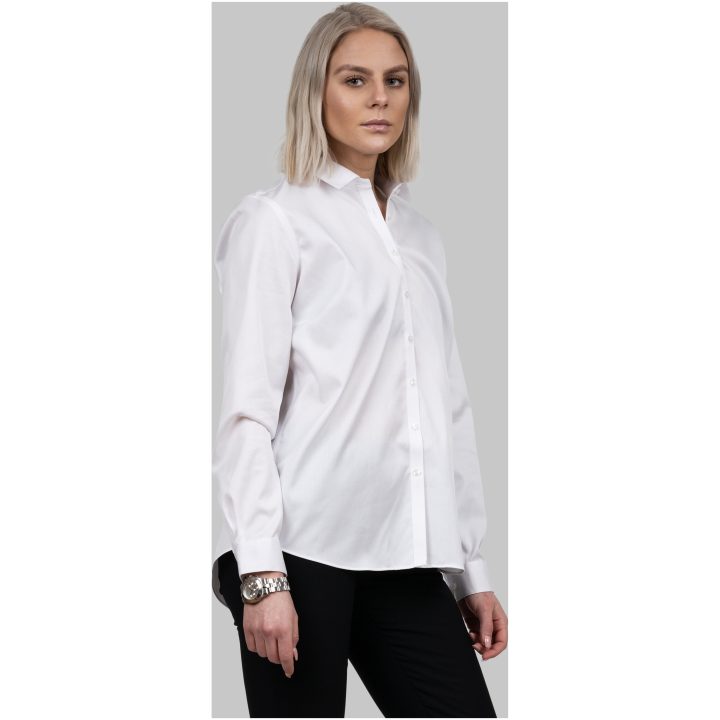 Skjorta Dam GB01 Twill Relaxed Vit J.Harvest & Frost XS/34 – bild 13
