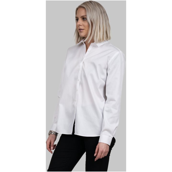 Skjorta Dam GB01 Twill Relaxed Vit J.Harvest & Frost XS/34 – bild 14