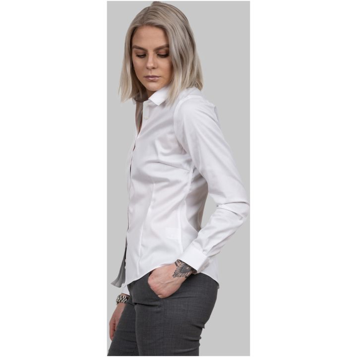 Skjorta Dam GB01 Twill Vit J.Harvest & Frost XS – bild 10