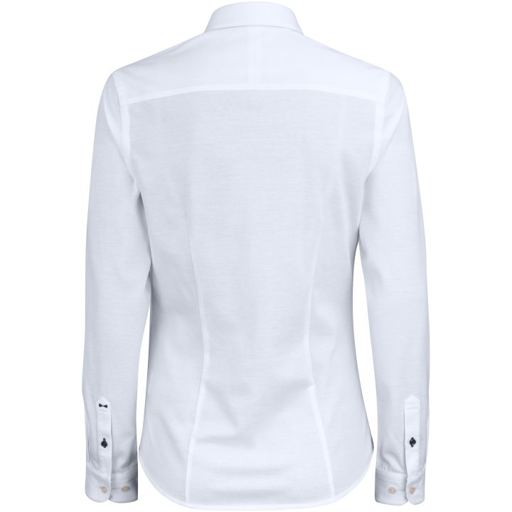 Skjorta Dam IB34 Pique Knit Vit J.Harvest & Frost XS – bild 3