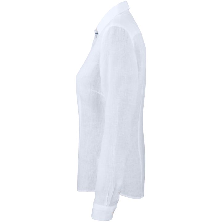 Skjorta Dam Linen IB33 Vit J.Harvest & Frost XS – bild 3