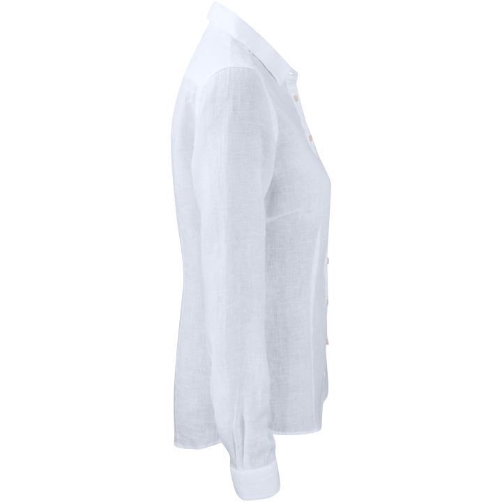 Skjorta Dam Linen IB33 Vit J.Harvest & Frost XS – bild 4