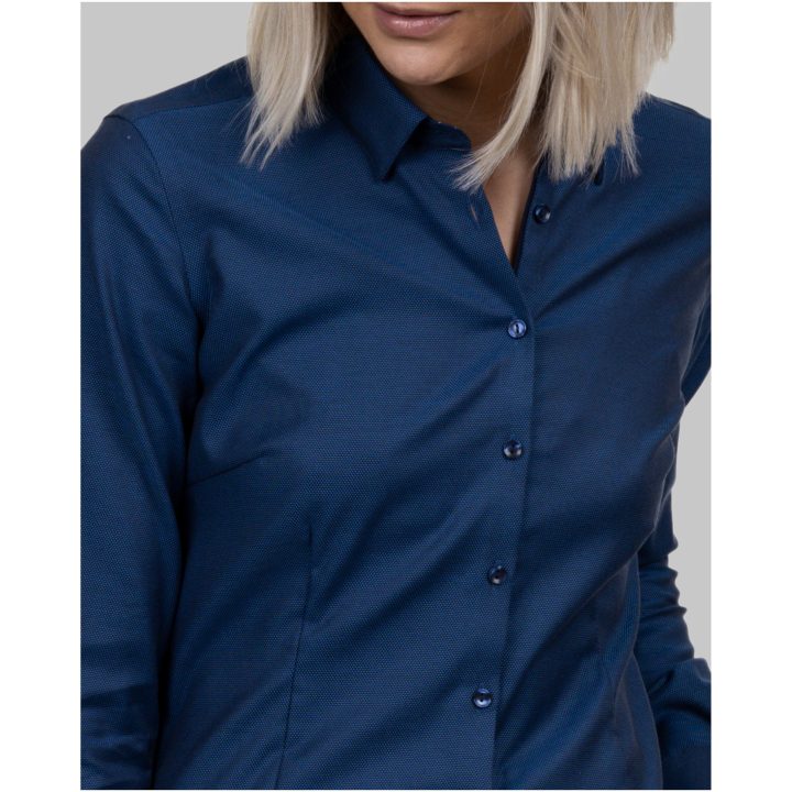 Skjorta Dam Oxford Stretch Blå J.Harvest & Frost XS/34 – bild 7