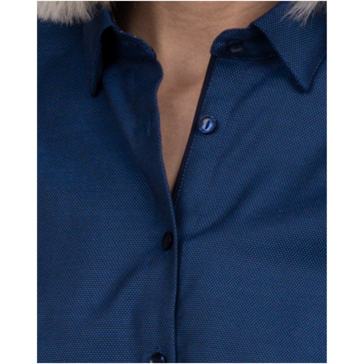 Skjorta Dam Oxford Stretch Blå J.Harvest & Frost XS/34 – bild 8