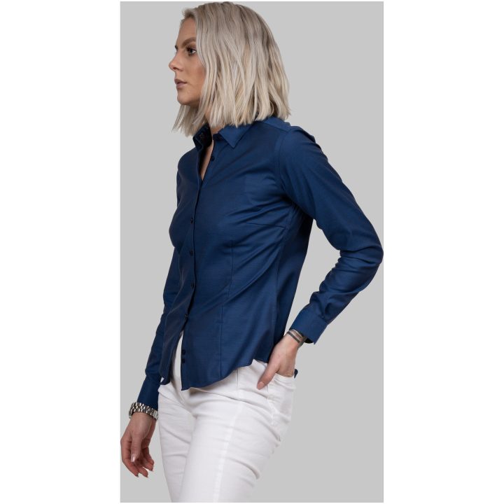 Skjorta Dam Oxford Stretch Blå J.Harvest & Frost XS/34 – bild 10