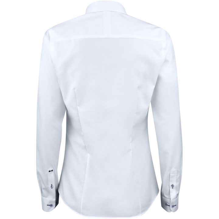 Skjorta Dam Oxford Stretch RB121 Vit J.Harvest & Frost XS – bild 2