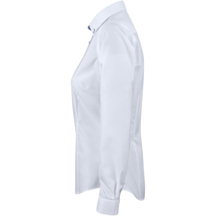 Skjorta Dam Oxford Stretch RB121 Vit J.Harvest & Frost XS – bild 3